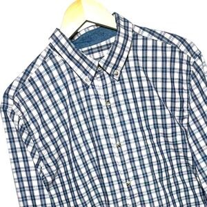 GH‎ Bass & Co Mens Large Classic Plaid Button Down Long Sleeve Shirt
